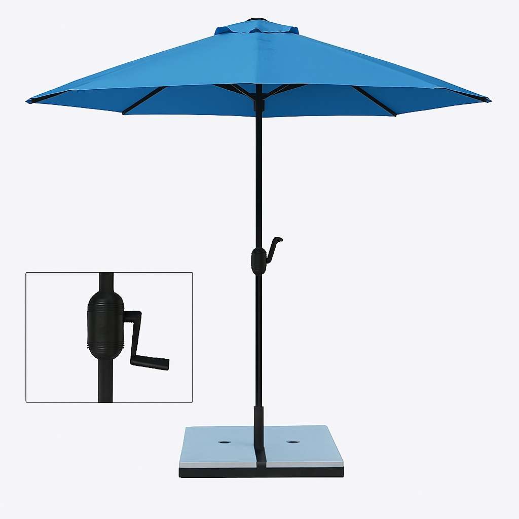 چتر پایه دار آرسایا - پارچه نانو آبگریز طوسی - تصویر 4