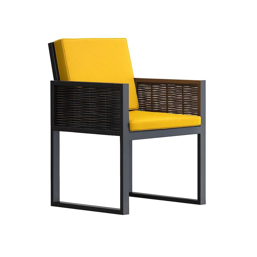 صندلی باغی مدل برایت Bright - پارچه نانو آبگریز طوسی - تصویر 2 صندلی باغی مدل برایت Bright - پارچه نانو آبگریز طوسی - تصویر 2