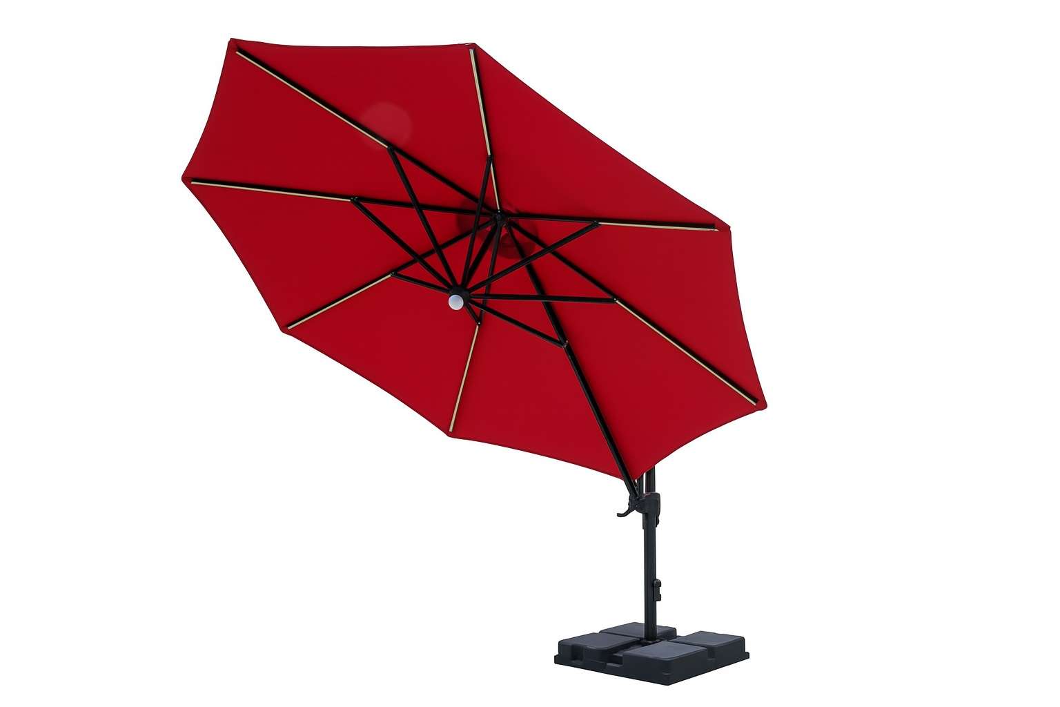 چتر پایه دار لوتوس - پارچه نانو آبگریز طوسی - تصویر 4 چتر پایه دار لوتوس - پارچه نانو آبگریز طوسی - تصویر 4