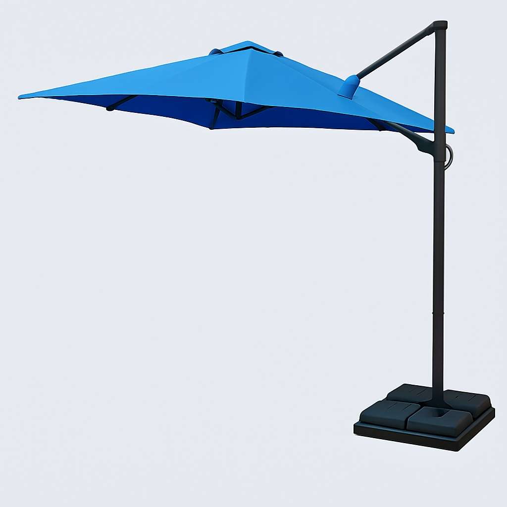 چتر پایه دار لوتوس - پارچه نانو آبگریز طوسی - تصویر 3 چتر پایه دار لوتوس - پارچه نانو آبگریز طوسی - تصویر 3