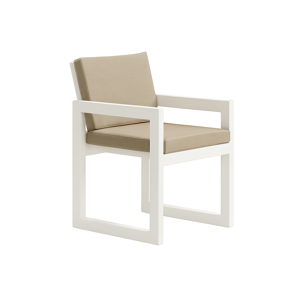 صندلی باغی اسکای Sky - پارچه نانو آبگریز طوسی - تصویر 2