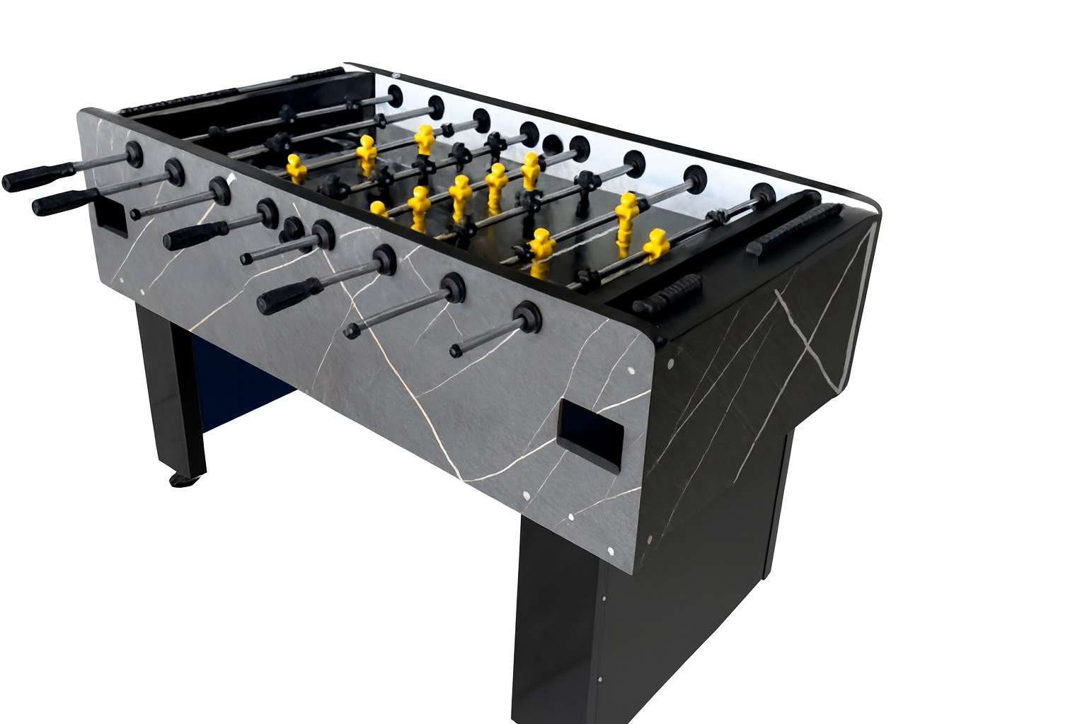 فوتبالدستی مسابقاتی دارای چهار خروجی توپ کد 125 - پارچه نانو آبگریز طوسی - تصویر 1