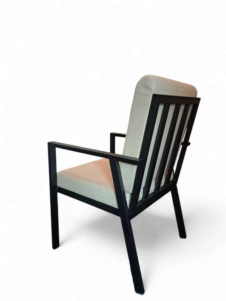 صندلی باغی - پارچه نانو آبگریز طوسی - تصویر 3